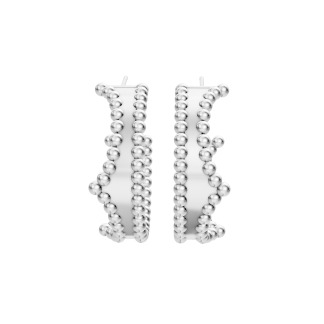 Crown Hoop Earrings
