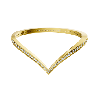Dove Bangle With Diamonds